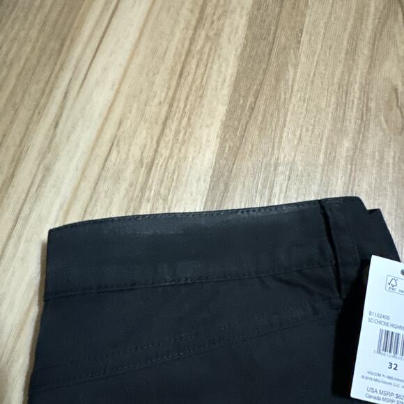 Volcom Women's Chickie High Rise Chino Pants Black Size 32 - Picture 3 of 6